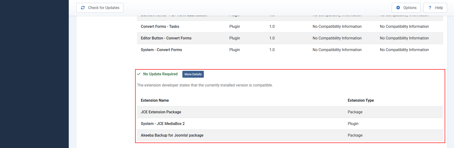 JCEとAkeeba Backupは問題なし JCEとAkeeba Backupは問題なし