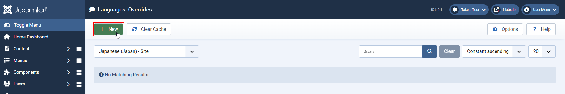 +Newをクリック +Newをクリック